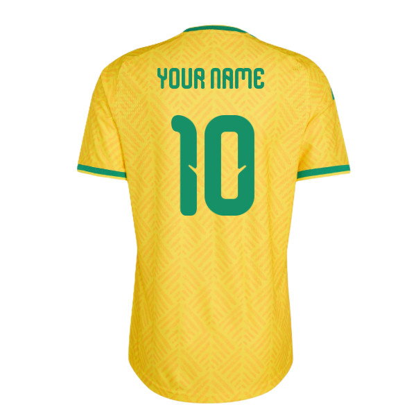 2026-2027 South Africa Authentic Home Shirt (Your Name)-SoccerKits Hub | Buy Soccer Jerseys Online